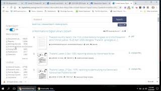 How to use UN Digital Library
