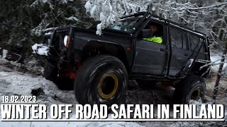 WINTER OFF ROAD SAFARI IN PORI FINLAND // NOORMARKUN OFF ROAD TEAM #offroad #rollingcoal #finland