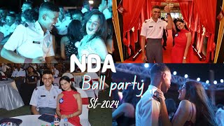 NDA Ball party ✨️ | National Defence Academy Ball party 2024 ❤️