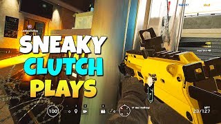 Sneaky Clutch Plays - Ranked Moments | Rainbow Six Siege