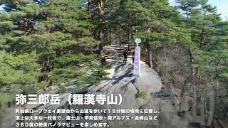 御嶽昇仙峡（甲斐市空撮動画）