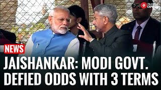 S. Jaishankar: Modi Govt. a 'Political Exception' with 3 Consecutive Terms