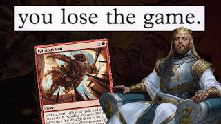 A Commander Deck That Wins the Game by Losing the Game