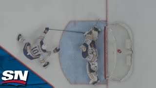 Sabres' Devon Levi Stops Panthers' Anthony Duclair Twice, Including Sprawling Pad Save