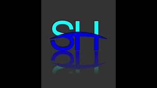 Creative S + H Logo Design In Coreldraw