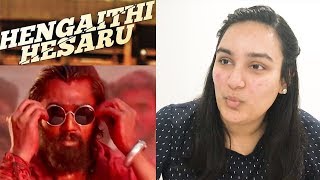 Pogaru Hengaithi Hesaru REACTION | Promotional Video Song | #Dhruvasarja