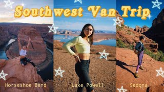 SOUTHWEST VAN TRIP | Horseshoe Bend, Lake Powell, Sedona, The Grand Canyon