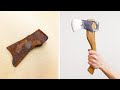 Restoring a 100 Year Old Axe! - With Modifications...