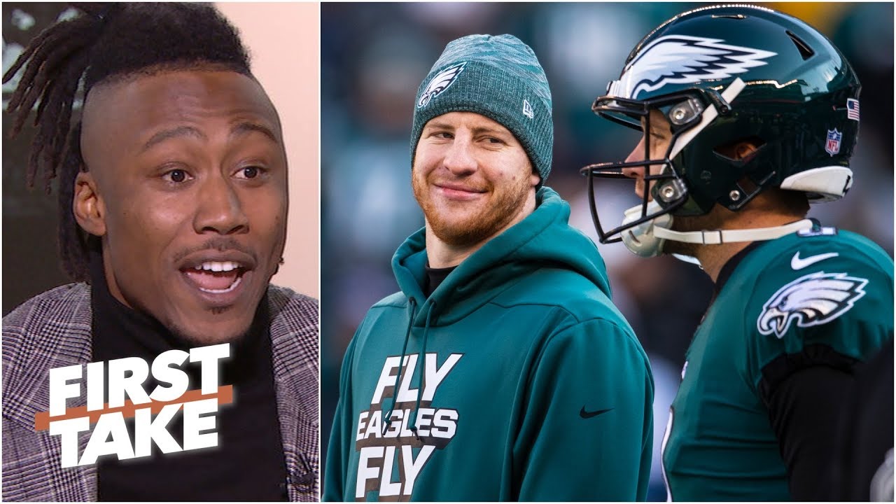 Brandon Marshall Predicts Carson Wentz Replaces Nick Foles Next Season ...