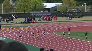 20190413_第１回宮崎県記録会_一般高校男子_100m_20組