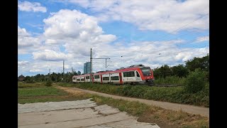 VIAS/Odenwaldbahn Bombardier Ititno 615 xxx und 615 xxx in Frankfurt Oberrad