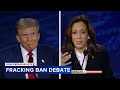 Trump, Harris drilling home their positions on fracking