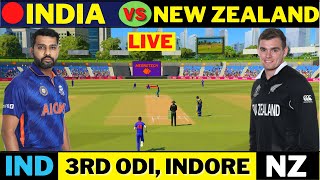 Live: India vs New Zealand 3rd ODI Live | IND vs NZ Live Match Score & Commentary 2nd Inning