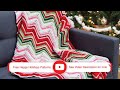 30 Crochet Christmas Themed Blanket Patterns | The Crochet Crowd