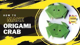 How to make origami crab | how to make a paper crab easy | origami crab tutorial