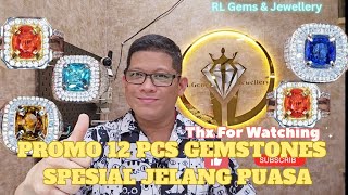 Promosi 12 Pcs Gemstones Update Spesial Jelang Puasa Kualitas Cakep Hrg Menarik Semua#sapphire