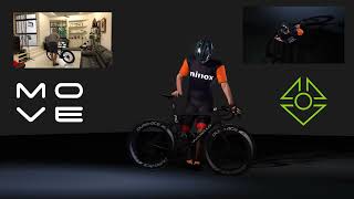 moveAI mocap testing with bike prop