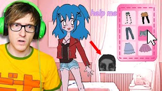 This dress up game is a horror game?! - Lacey's Wardrobe (fan game)