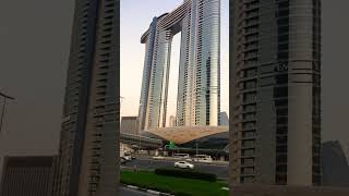 Dubai, tower very high and amazing in area Downtown Next Dubai mall and burj Khalifa