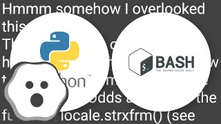 make python sort / compare the same way as GNU sort