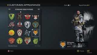 How To Get All Emblems/Patches For Ghosts! (Walkthrough)