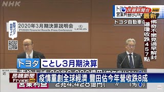 疫情重創全球經濟 豐田估今年營收跌8成－民視新聞