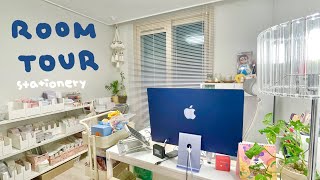 (eng) 문구작가의 홈오피스 \u0026 작업실 룸투어 ROOM TOUR | what's on my desk | 문구사장 작업실