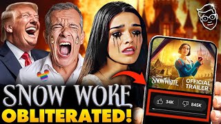 BACKLASH: Woke Disney ‘Snow White’ New Trailer Suffers NUCLEAR RATIO Again | Rachel Zegler SEETHES