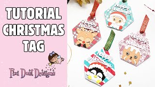 Tutorial Christmas Tag - Pixi Dust Design - Fun Gift Idea