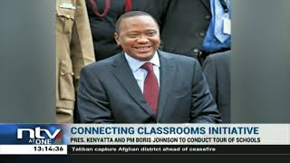 President Uhuru Kenyatta and UK PM conduct virtual school tour