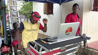 Signal Sound￼ in full action early dub plate juggling in Lacovia ST.bess