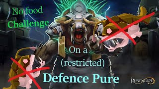 Defence pure - No food - Beastmaster Durzag - Runescape Raids - Base Tank