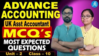 Top 15 Advanced Accounting MCQ for UKSSSC Assistant Accountant Exam | By Lakshya Academy