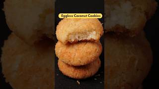 Bakery Style Eggless Coconut Cookies. Quick \u0026 Easy