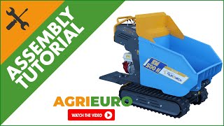 EuroMech EM500H-Dump Tracked Power Barrow - Hydraulic dumper 500 Kg - Assembly tutorial