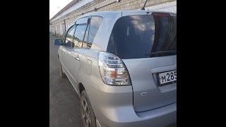 Toyota Spacio установка стоек KYB NEW SR +усиленные пружины.