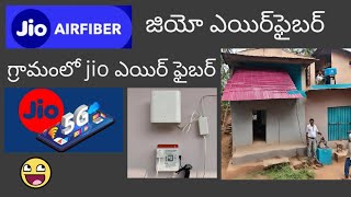 Jio Airfiber 5G Installation |Jio AirfiberPlans \u0026 Price in Telugu || Jio Air FiberFull Review