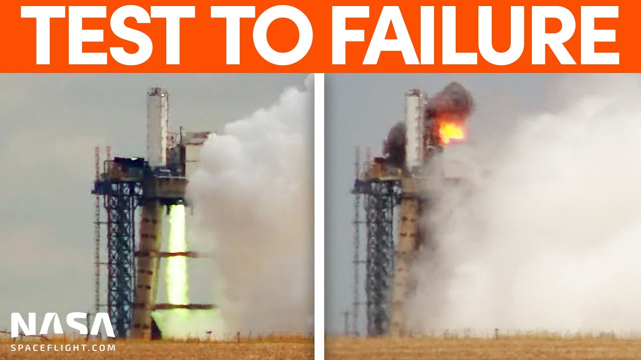 Raptor Engines Self Destruct During Testing Youtube