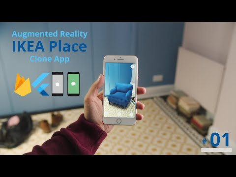 iKEA Place app clone | Flutter Augmented Reality AR Furniture App | iOS Amplifier Android Home Decor App