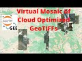 GEE Tutorial #45 - How to create a virtual mosaic of Cloud Optimized GeoTIFFs (COG)