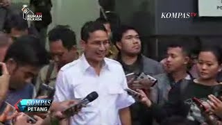 Pernyataan Lengkap Sandiaga Uno usai Diperiksa Polisi