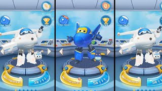 Super Wings jett run Gamplay - Jett white Vs Jarome #superwings #superwingsjettrun