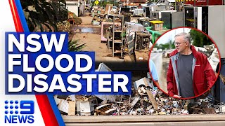 Lismore flood clean-up efforts become a political row | 9 News Australia