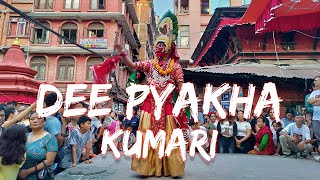 Kumari | Dee Pyakhan (दि प्याखं) | Devi Naach | Indra Jatra | Bangemudha, Kathmandu | 2081 |