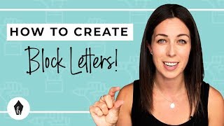 How To Do BLOCK Lettering – A Step-By-Step Hand-Lettering Tutorial for Beginners