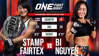 The Craziest Women’s MMA Brawl? 😱🤯 Stamp Fairtex vs. Bi Nguyen