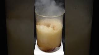 Vaporizing a hot dog in acid