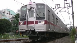 東武10030系11643F+11439F準急池袋行き ときわ台駅付近通過