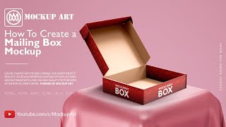 How to make a Mailing Box Mockup | Photoshop Mockup Tutorial