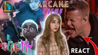 REACTING to Imagine Dragons & JID - Enemy Official Music Video + Live At The Game Awards |Arcane OST